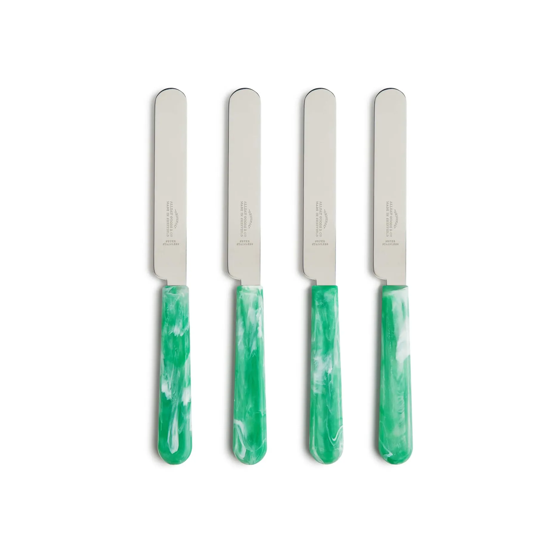 Allday Goods Set of 4 Maldon Table Knives, 11.5cm
