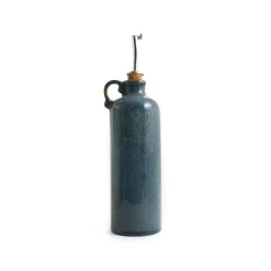 Blue Glaze Oil & Vinegar Pouring Bottle