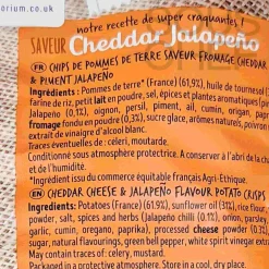 Bret's Cheddar Jalepeno Crisps, 125g