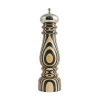 Chiarugi Black & White Stripe Pepper Mill, 28cm