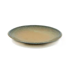 Chouseki Blue Gold Plate, 28.5cm dia x 3.5cm