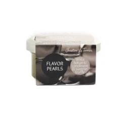 Christine Le Tennier White Balsamic and Black Truffle Flavor Pearls