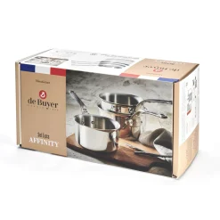 De Buyer Affinity 3 Piece Saucepan Set