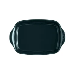 Emile Henry Dark Teal Roasting Dish