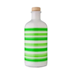 Galantino Puglian Extra Virgin Olive Oil in Green Stripe Glass Bottle, 500ml