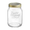 Glass Pickle Storage Jar