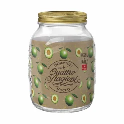 Glass Pickle Storage Jar