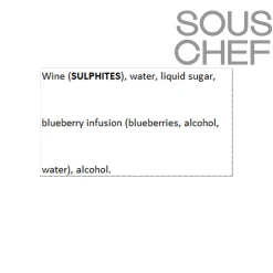 Grand Rubren Blueberry Aperitif 15V, 500ml