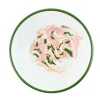 Green Marble Enamel Large Salad Bowl, 32cm