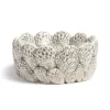 Grey Oyster Serving Bowl, 19cm