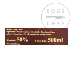 Gujinggong Chiew Ancient 5 Baijiu 50%, 500ml