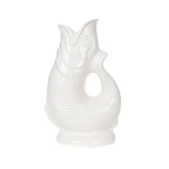 Gurgly Gluggle Jug Cotton White