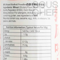 Hand Rolled Noodles, 1kg