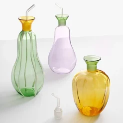 Ichendorf Milano Green Courgette Shaped Oil Bottle, 500ml