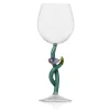 Ichendorf Milano Pink Fish and Seaweed Wine Glass, 350ml