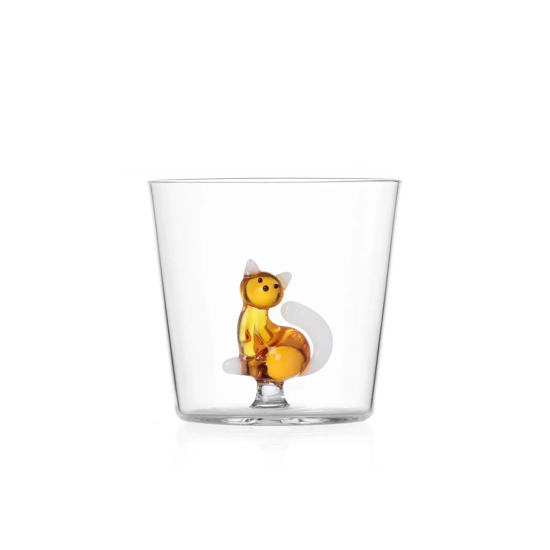 Ichendorf Milano White Tail Sitting Cat Tumbler, 300ml
