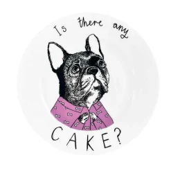 Jimbob Art Is There Any Cake? Side Plate, 20cm