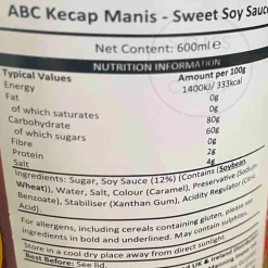 Kecap Manis Sweet Soy Sauce, 600ml