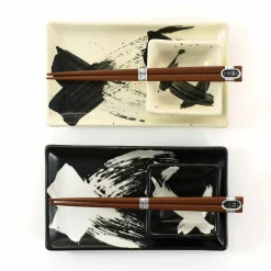 Kuro To Shiro Sushi Serving Set