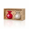 Ladolea Set of 2 Chilli & Garlic Infused Extra Virgin Olive Oil, 80ml