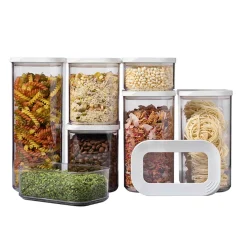Mepal Modula 7 Piece Storage Starter Set, White