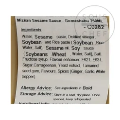 Mizkan Gomashabu Sesame Dressing, 250ml