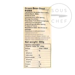 Mung Bean Starch Sheets, 500g
