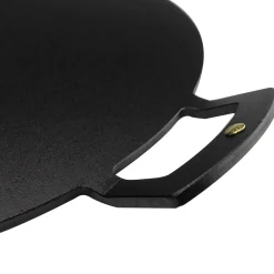 Netherton Foundry Spun Iron Baking Griddle with Handles, 12"