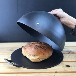 Netherton Foundry Spun Iron Baking Cloche with Baking Plate