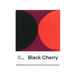 Ocelot Organic Dark Chocolate & Black Cherry Chocolate Bar, 70g