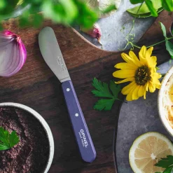 Opinel No 117 Violet Beechwood Handle Spreading Knife, 6cm