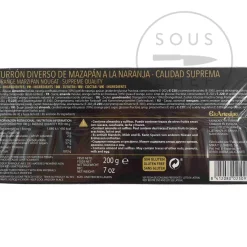 Orange & Marzipan Turron, 200g