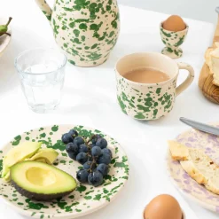 Puglia Green Splatter Mug