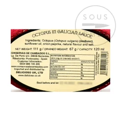 Pulpo En Salsa Gallega - Octopus, 111g