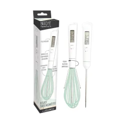 Scrap Cooking Handheld Whisk with Built in Thermometer