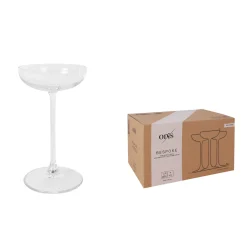 Set of 6 Fine Stemmed Mini Cocktail Coupes, 120ml
