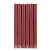Set of 6 Red Dinner Candles
