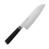 Shikisai Miyako 33 Layer Damascus Steel Santoku Knife, 18cm
