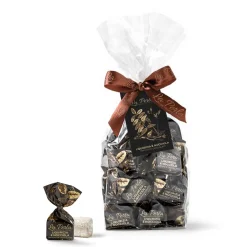 Short Dated La Perla di Torino White Chocolate Truffles with Liquorice & Hazelnuts, 200g