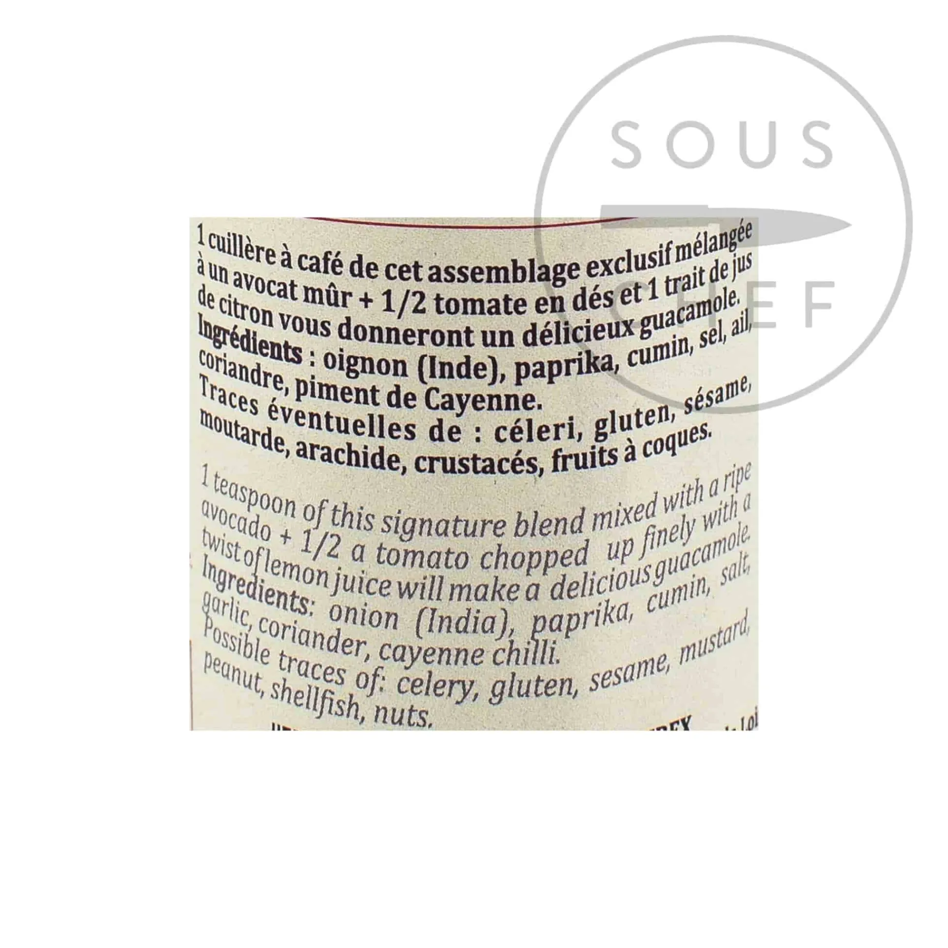Terre Exotique Guacamole Spice Blend, 55g