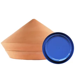 The Spring Oven, Blue Glazed Terracotta