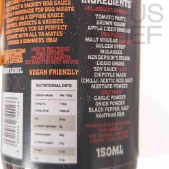 Thiccc Sauce Meat Candy Texas BBQ Sauce, 150ml
