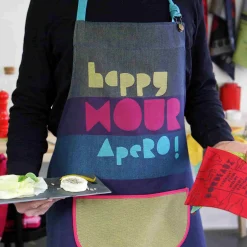 Tissage Moutet Happy Hour French Cotton Apron