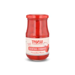 Toschi Red Cocktail Cherries, 410g
