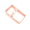 Vintage Style Copper Fluted Rectangular Cookie Cutter with Handle