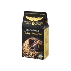 Whisky Smoked Sea Salt with Black Garlic, 80g