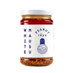 White Mausu Extra Hot Peanut Rayu, 240g