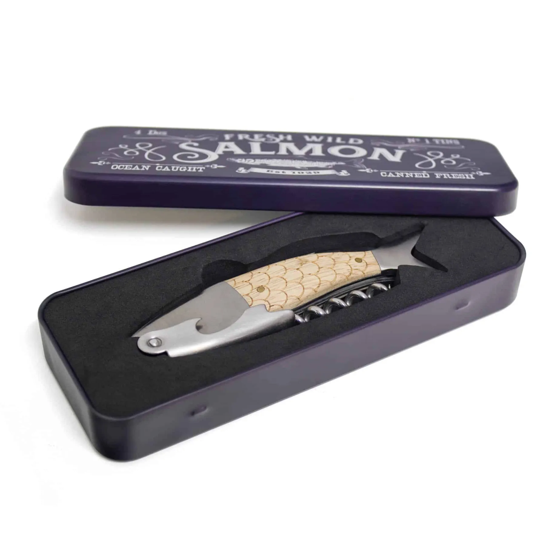 Wild Salmon in a Tin Corkscrew