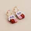 Wolf & Moon Tin of Sardines Hoop Earrings